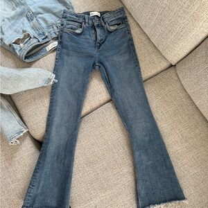 Zara Blue Flare Women's Jeans